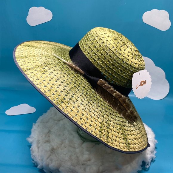 Plasma Beamz Tan Green Gray Tie-Dyed Upcycled Hat - Picture 6 of 10